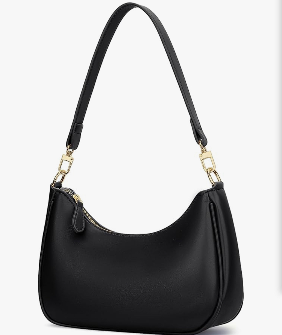 Classic shoulder bag with gold hardware