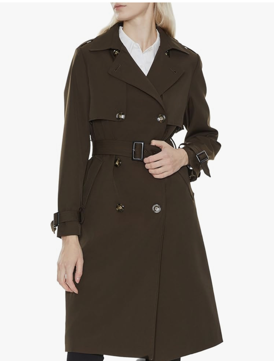 Orolay long trench coat