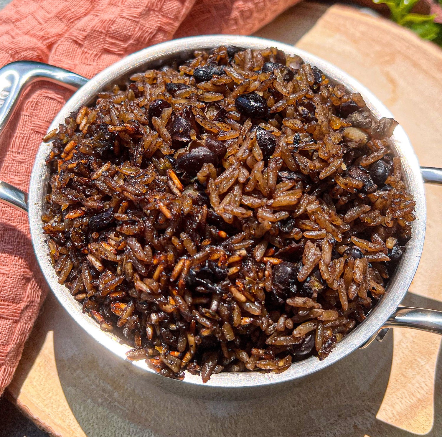 Haitian black beans and rice (Diri Kole Ak Pwa Nwa)