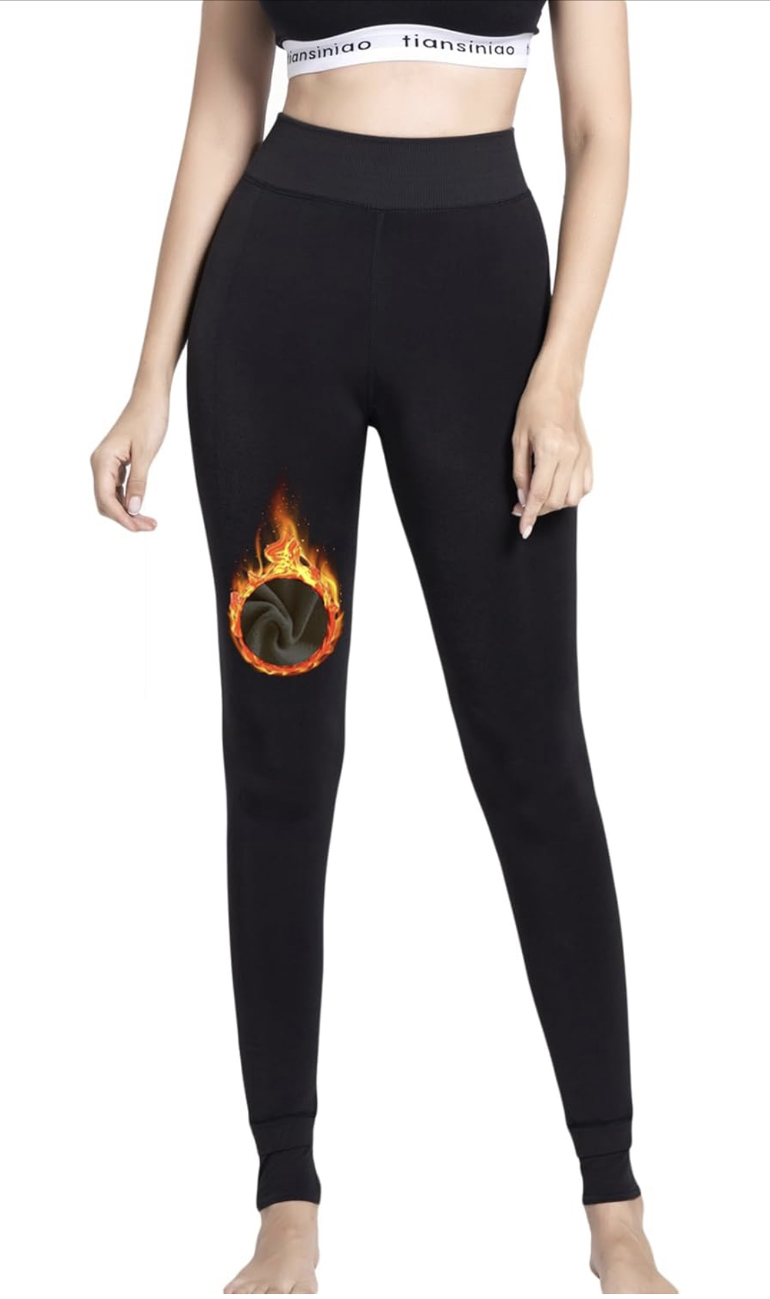 Romastory thermal fleece-lined leggings